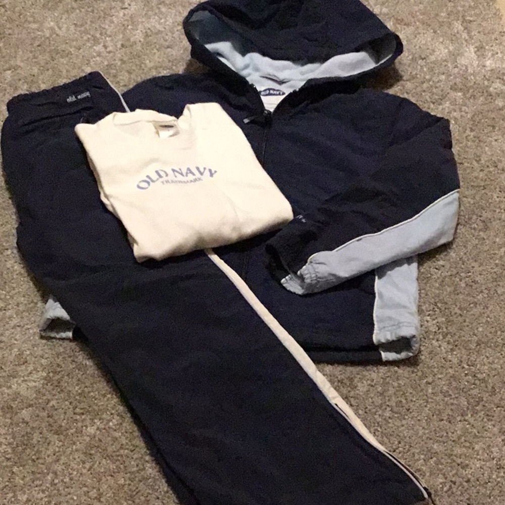 Old Navy Track Suit and Shirt NWOT
